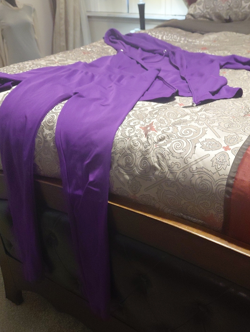 Women's Purple Lounge Pajama Set - Soft Hoodie & Pants